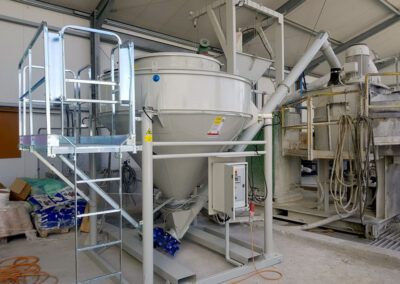 silo svuota sacchi sacconi big bag bags stoccaggio dosaggio polveri emptying powders storage dosage vidange grands sacs stockage 01