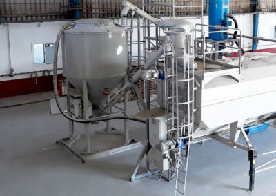 silo svuota sacchi sacconi big bag bags stoccaggio dosaggio polveri emptying powders storage dosage vidange grands sacs stockage 04