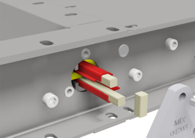 Skydeventil SGA. Square section packing seal