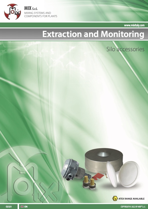 1 Extraction og monitoring. Silo accessories 09A605ZEN 221