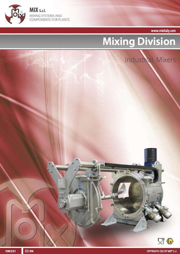 1 Mixing division. Industrial mixers 09A105ZEN 221