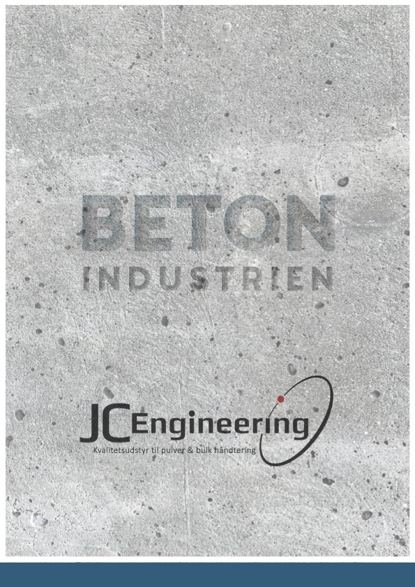 Brochure. Cement og beton. Forside